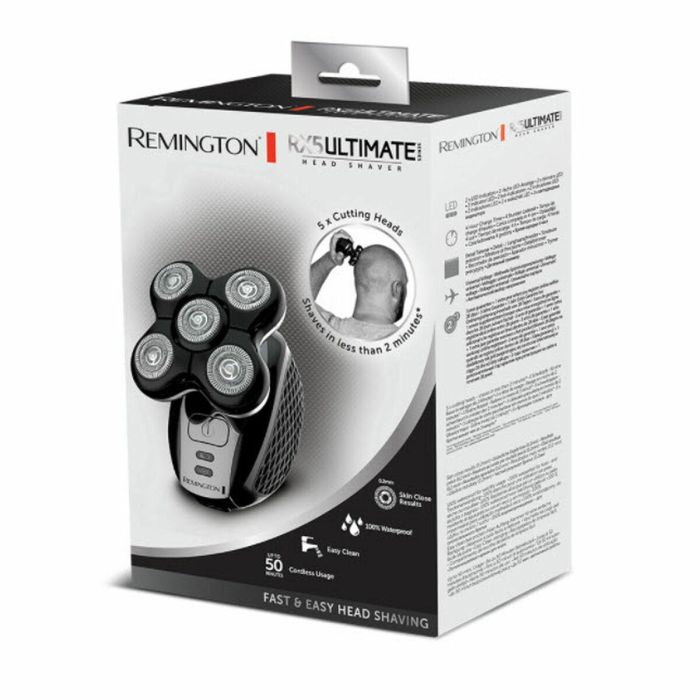 Remington RX5 XR1500 Afeitadora Cabeza Ultimate Series, 5 Cabezales Rotativos, Afeitado Rápido para Hombre, Uso en Seco 2