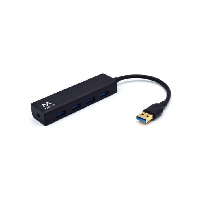 Ewent Hub USB 3.1 Gen1 EW1136 4 Puertos, Compatible con USB 2.0 y 1.1, Negro 0 Ewent Hub USB 3.1 Gen1 EW1136 4 Puertos, Compatible con USB 2.0 y 1.1, Negro 0