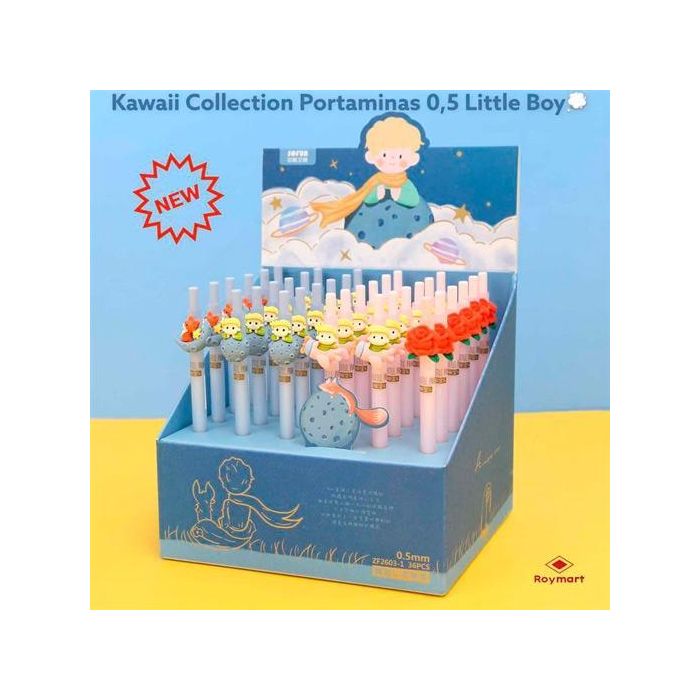 Roymart Portaminas Little Boy 2 Colores 0.5 Expositor 36 Ud C-Surtidos Roymart Portaminas Little Boy 2 Colores 0.5 Expositor 36 Ud C-Surtidos