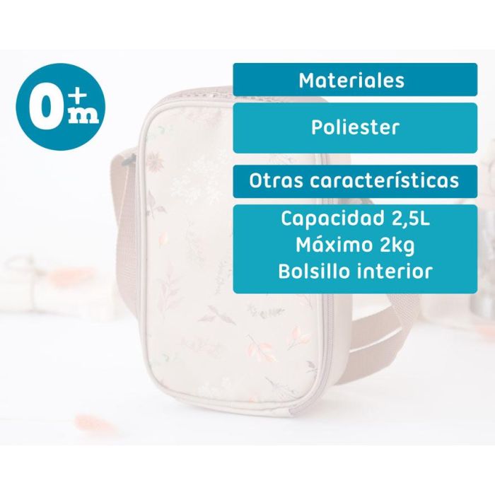 KioKids Bolso Térmico Honey Beige +0 meses 2.5L Conserva Calor y Frío Ideal Merienda 3