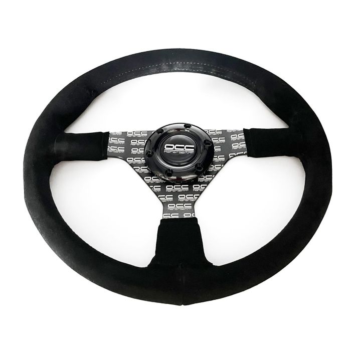 Volante Racing OCC Motorsport OCCVOL015 Negro Cuero Ø 35 cm 1 Volante Racing OCC Motorsport OCCVOL015 Negro Cuero Ø 35 cm 1
