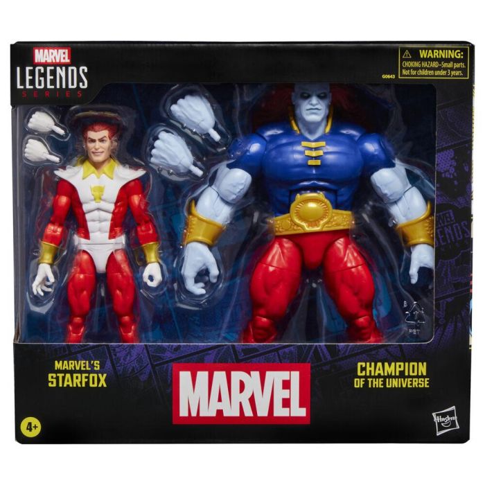 Blister 2 figuras Starfox & Champion of the Universe Marvel Legends Series 15cm 0 Blister 2 figuras Starfox & Champion of the Universe Marvel Legends Series 15cm 0
