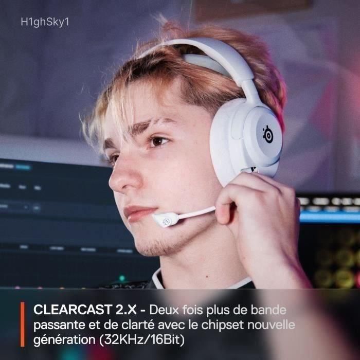 Auriculares inalámbricos para juegos - STEELSERIES - Arctis Nova 5 - Blanco 5 Auriculares inalámbricos para juegos - STEELSERIES - Arctis Nova 5 - Blanco 5