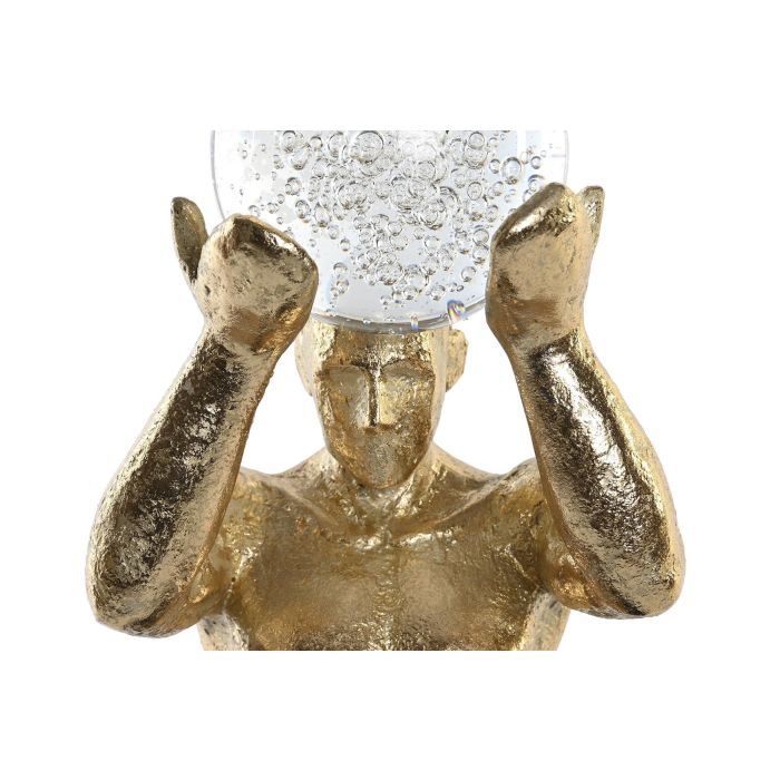DKD Home Decor Figura Decorativa Hombre Moderno Resina Dorado Negro 16 x 31.5 x 17 cm 2 DKD Home Decor Figura Decorativa Hombre Moderno Resina Dorado Negro 16 x 31.5 x 17 cm 2