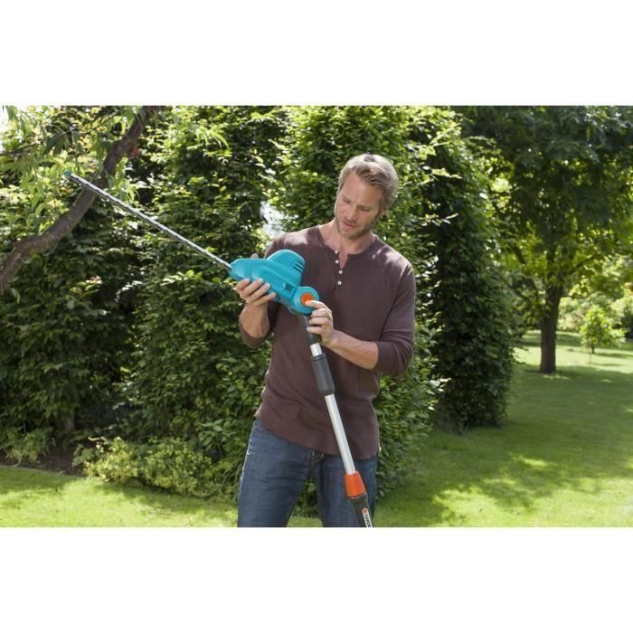 Gardena THS 500 Cortadora de Setos Eléctrica 500W, 48cm de Cuchilla, Telescópica hasta 3.5m, Cabezal Inclinable 90° para ramas de 18mm 1 Gardena THS 500 Cortadora de Setos Eléctrica 500W, 48cm de Cuchilla, Telescópica hasta 3.5m, Cabezal Inclinable 90° para ramas de 18mm 1