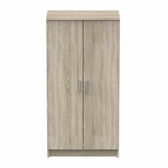 Dmora Zapatero moderno roble cepillado/blanco perla, 2 puertas, 6 estantes, 21 pares de zapatos - L 54,6 x P 35,3 x H 108,4 cm 5 Dmora Zapatero moderno roble cepillado/blanco perla, 2 puertas, 6 estantes, 21 pares de zapatos - L 54,6 x P 35,3 x H 108,4 cm 5