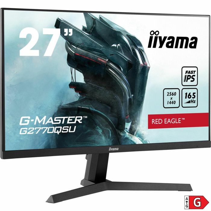 Pantalla PC Gamer - IIYAMA - G-Master Red Eagle - G2770QSU-B1 - 27 WQHD - 0.5ms - 165Hz - HDMI / DisplayPort - FreeSync premium 9