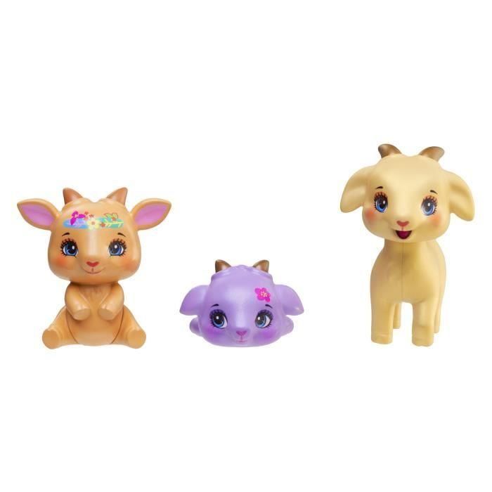Enchantimals-Familia de Golita Cabra-Muñeca y 3 figuras de Cabra HXC00 3 Enchantimals-Familia de Golita Cabra-Muñeca y 3 figuras de Cabra HXC00 3