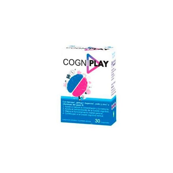 BIOSERUM Cogniplay 30 comprimidos - Huperzia, Colina, Fosfatidilserina, Ginkgo - Memoria y Función Intelectual