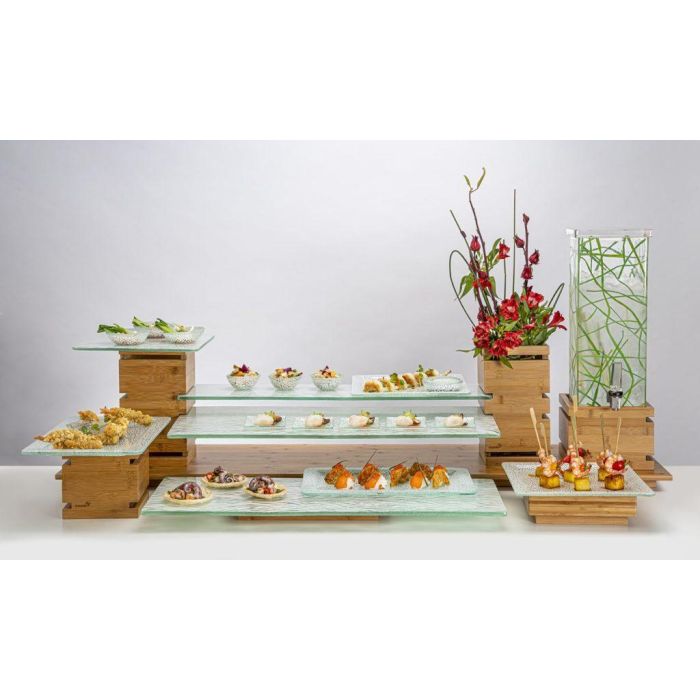ROSSETO - SW101 - ELEVADOR CUADRADO DE BAMBU - (16.5 x 16.5 x 16.5 cm) 1 ROSSETO - SW101 - ELEVADOR CUADRADO DE BAMBU - (16.5 x 16.5 x 16.5 cm) 1