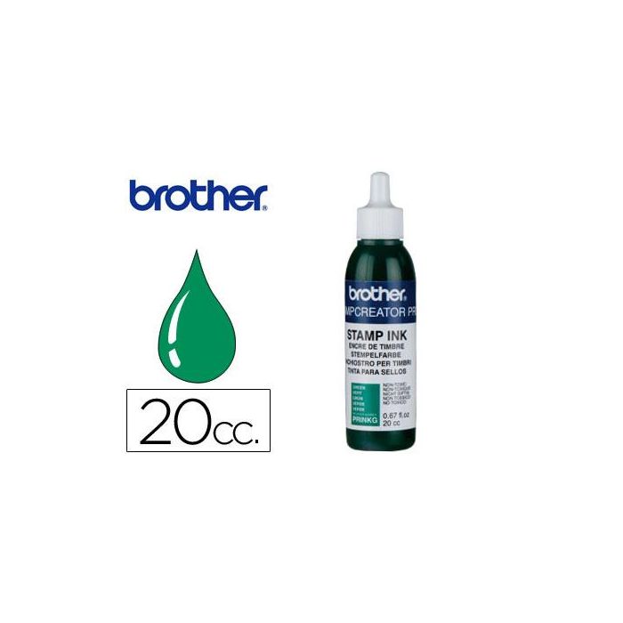 Brother Tinta Para Reentintado Verde 20Cc Unidad