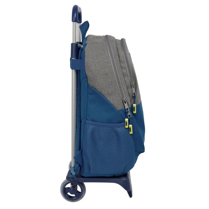 Mochila Escolar con Ruedas Munich Street Azul Gris 32 x 44 x 16 cm 2