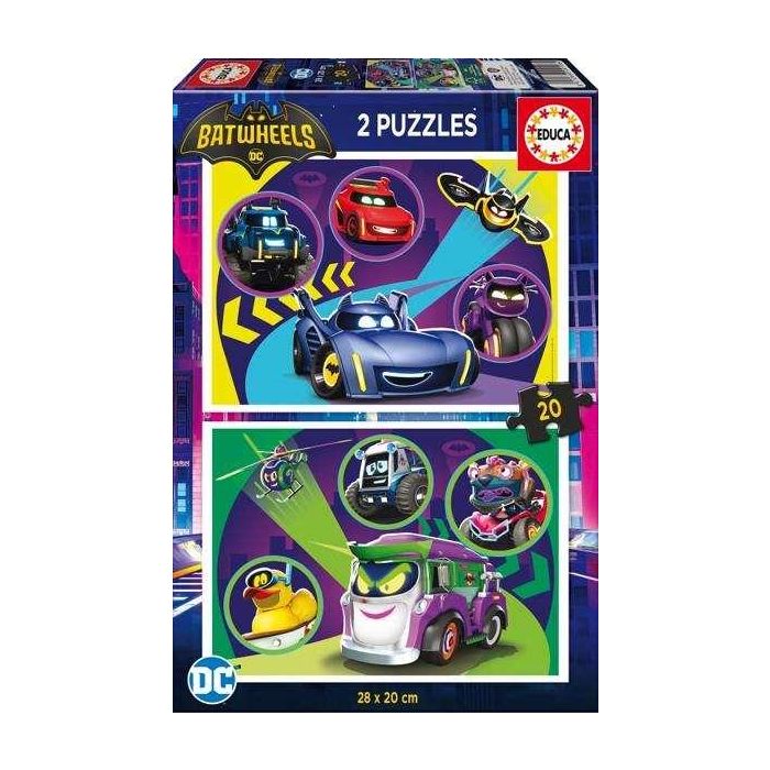 Puzzle 2X20 piezas Batwheels