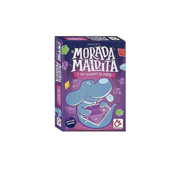 Juego la morada maldita y los tesoros de pirita (expansión). ayuda a encontrar fragmentos de joya. 15x10x3 cm