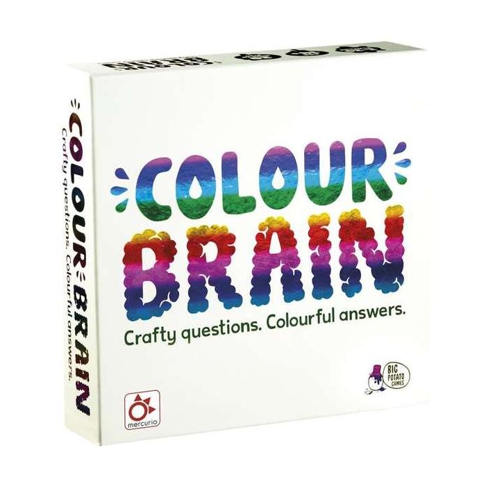 Juego colour brain. con 11 cartas de colores en la mano, elige la respuesta. 24x24x6 cm