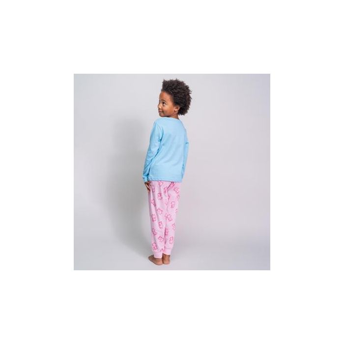 Pijama Largo Single Jersey Peppa Pig Azul Claro 3 Años 4