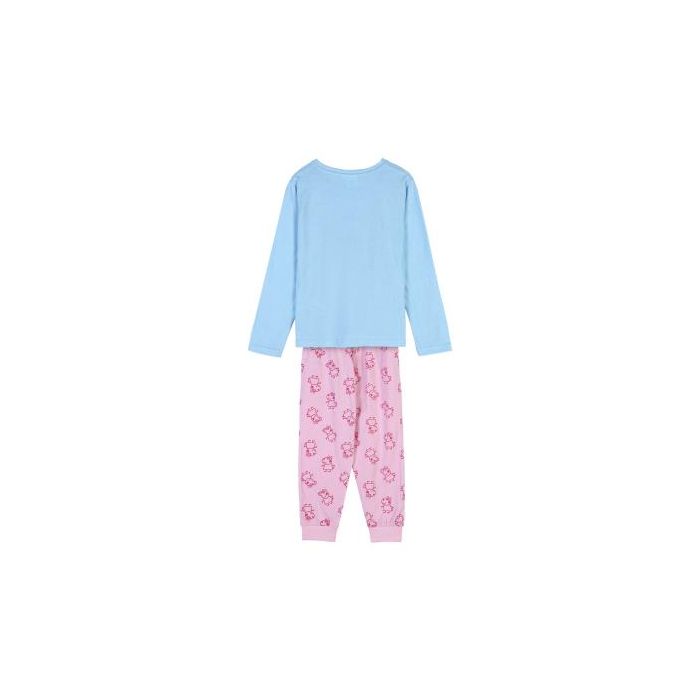 Pijama largo single jersey peppa pig Light Blue 1
