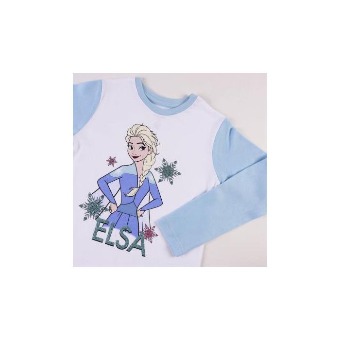 Pijama Largo Interlock Frozen 2 Gris 2