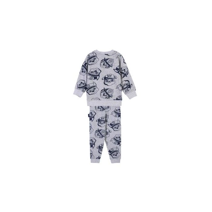 Chandal Cotton Brushed Paw Patrol Gris 1