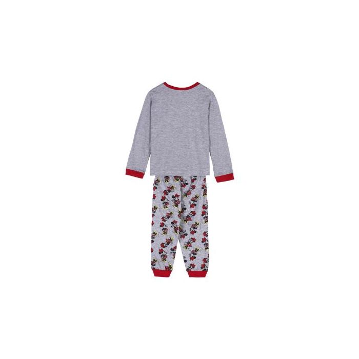 Pijama Largo Single Jersey Minnie Gris 1