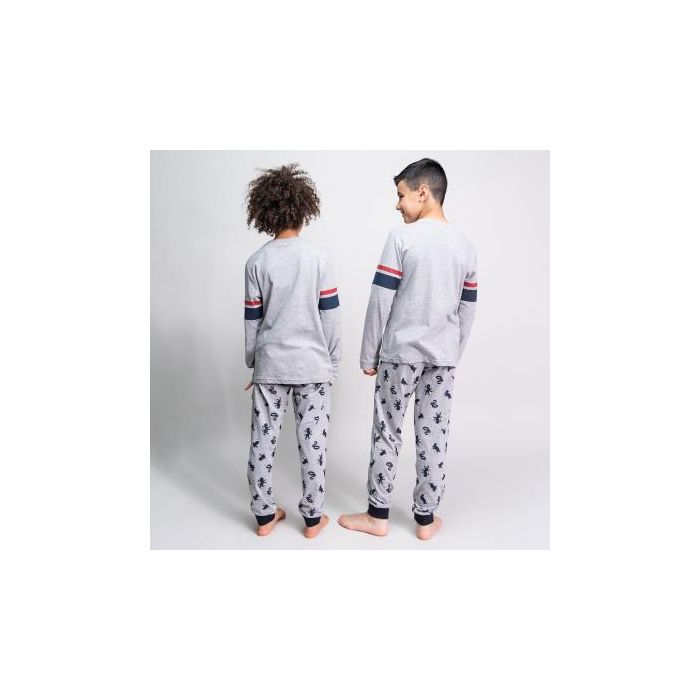 Pijama Largo Single Jersey Harry Potter Gris 7 Años 4