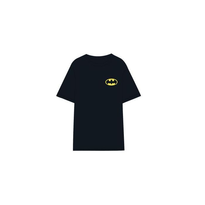 Camiseta Corta Single Jersey Batman Negro
