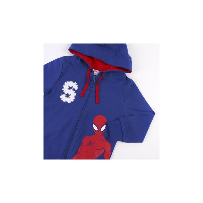 Chandal Cotton Brushed 3 Piezas Spiderman Azul 2