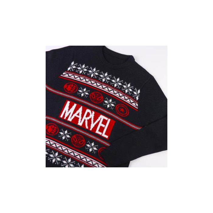 Jersey Punto Tricot Marvel Azul Oscuro 2