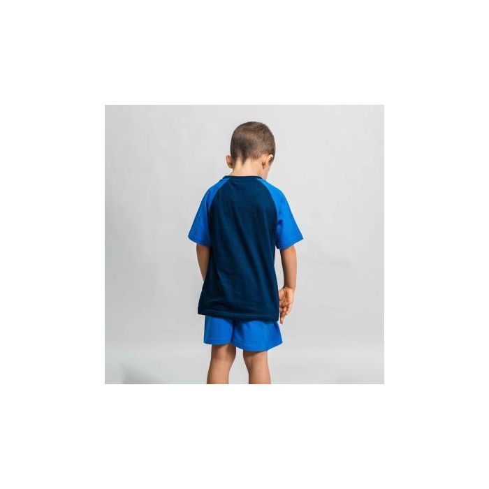 Pijama Corto Single Jersey Spiderman Azul 4 Años 4