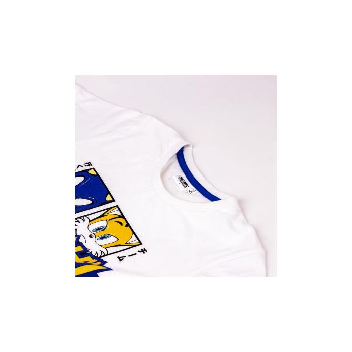 Camiseta Corta Single Jersey Sonic Blanco 2