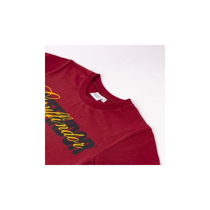 Camiseta Corta Single Jersey Harry Potter Rojo Oscuro 10 Años 2