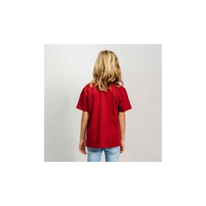 Camiseta Corta Single Jersey Harry Potter Rojo Oscuro 10 Años 4