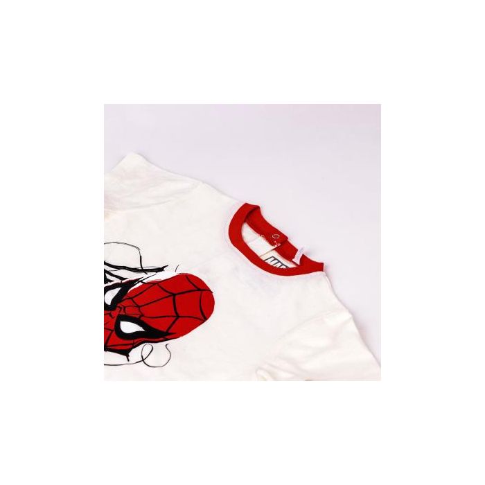Pijama Corto Single Jersey Spiderman Rojo 2