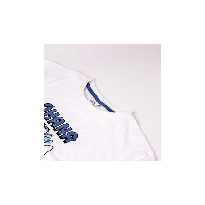 Camiseta Corta Single Jersey Stitch Blanco M 2