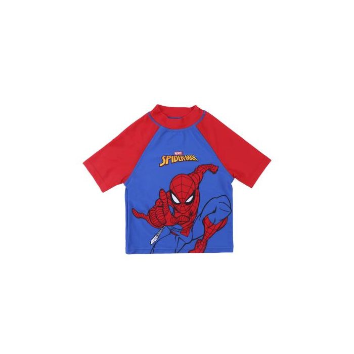 Camiseta Baño Spiderman Azul Oscuro