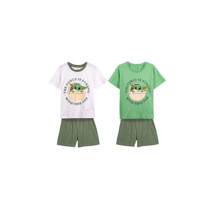 Pijama Infantil The Mandalorian Verde 8 Años