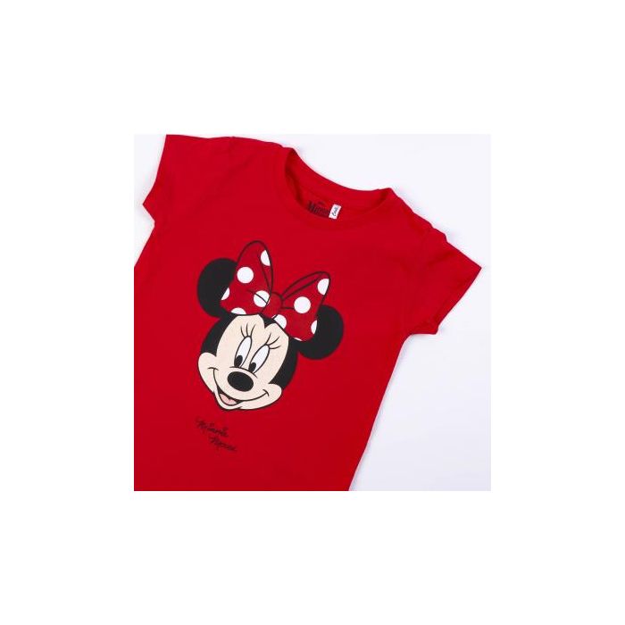 Camiseta Corta Single Jersey Minnie Rojo 2