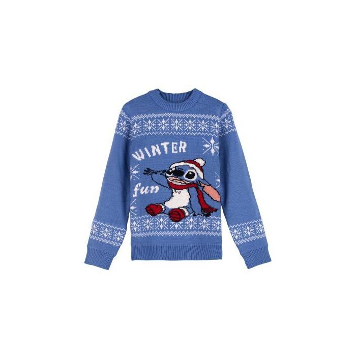 Jersey Punto Navideño Stitch Azul 0 Jersey Punto Navideño Stitch Azul 0