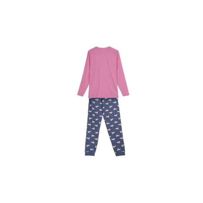 Pijama Largo Single Jersey Pink Panther Rosa 1