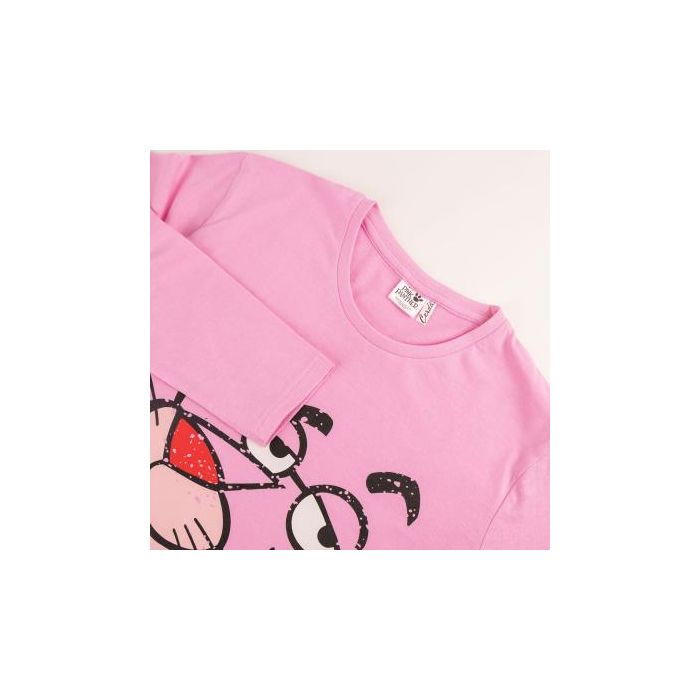 Pijama Largo Single Jersey Pink Panther Rosa 2