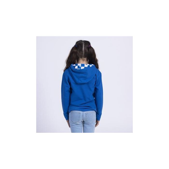 Sudadera Con Capucha Cotton Brushed Felpa Sonic Azul 4