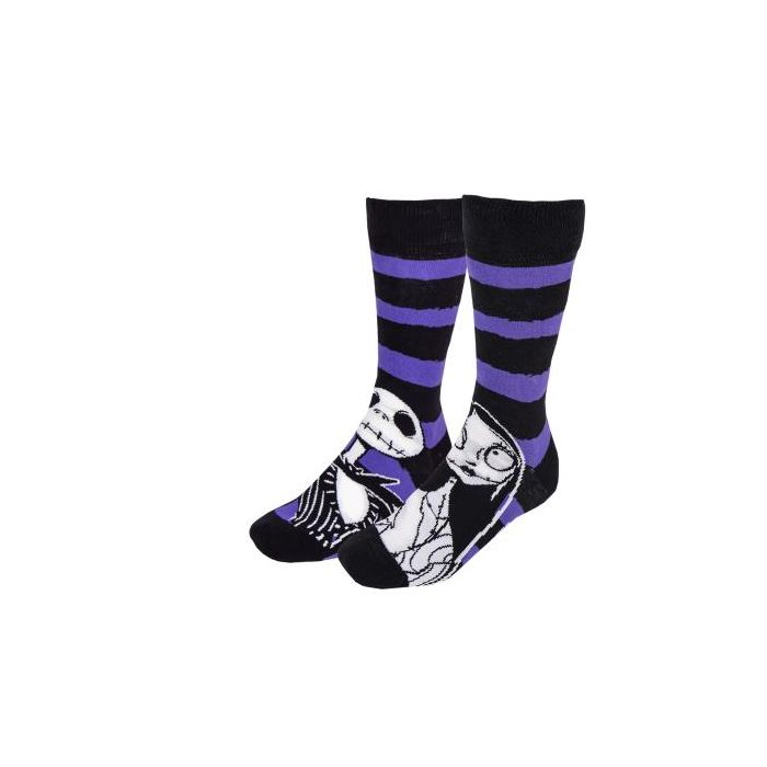 Calcetines The Nightmare Before Christmas 3 pares Talla única (36-41) Negro 1