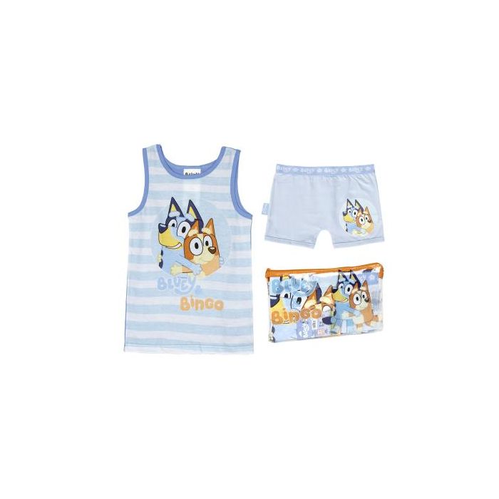 Pijama Tirantes Single Jersey Neceser Bluey