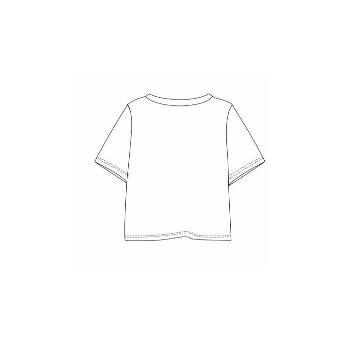 Camiseta Corta Single Jersey Bluey Blanco 1