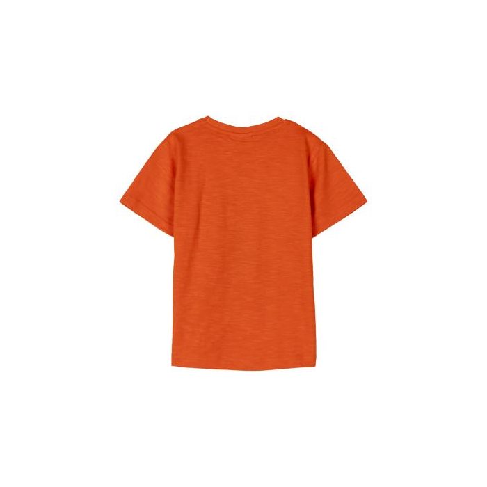 Camiseta Corta Single Jersey Spiderman Naranja 1
