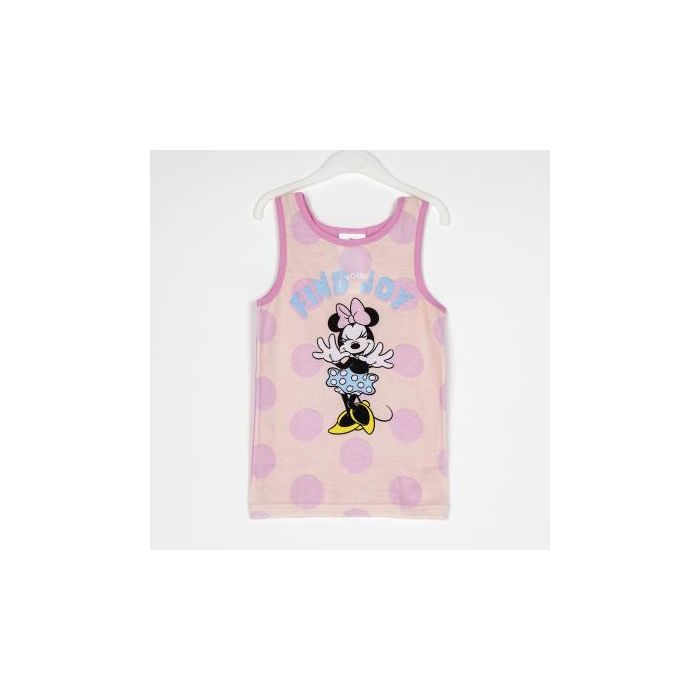 Pijama Tirantes Single Jersey Neceser Minnie Rosa 1