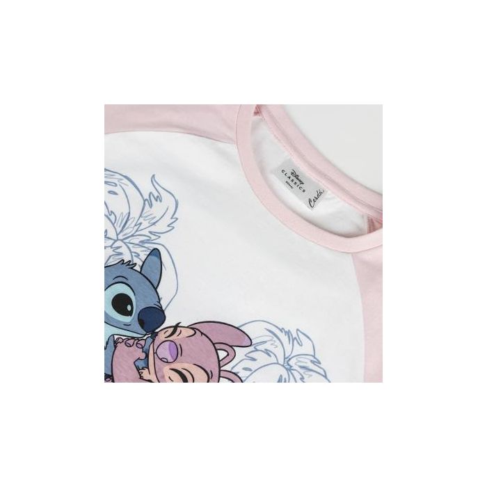 Pijama Corto Single Jersey Stitch Rosa 3