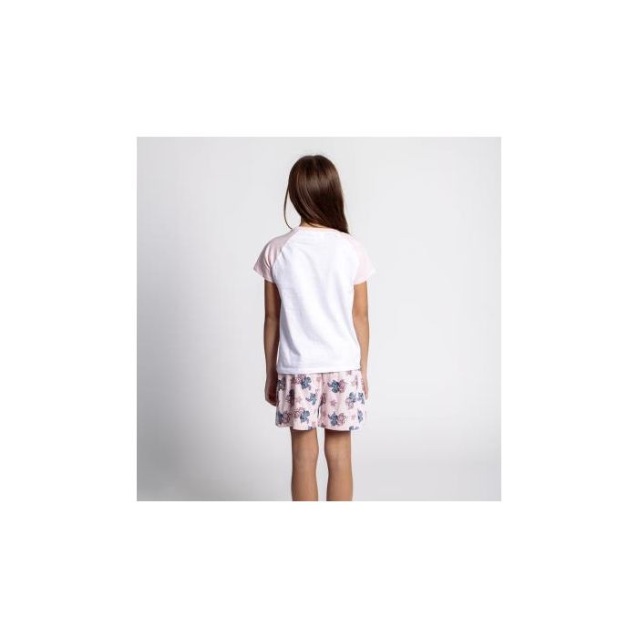 Pijama Corto Single Jersey Stitch Rosa 5