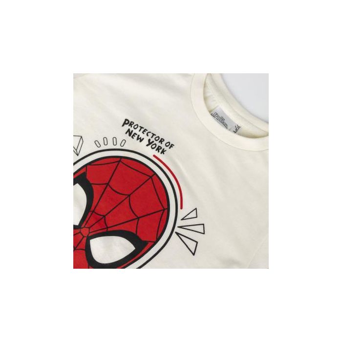Conjunto 2 Piezas French Terry Spiderman Beige 7 Años 2 Conjunto 2 Piezas French Terry Spiderman Beige 7 Años 2