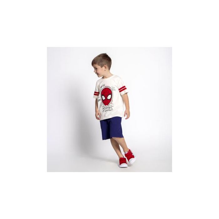 Conjunto 2 Piezas French Terry Spiderman Beige 7 Años 4 Conjunto 2 Piezas French Terry Spiderman Beige 7 Años 4
